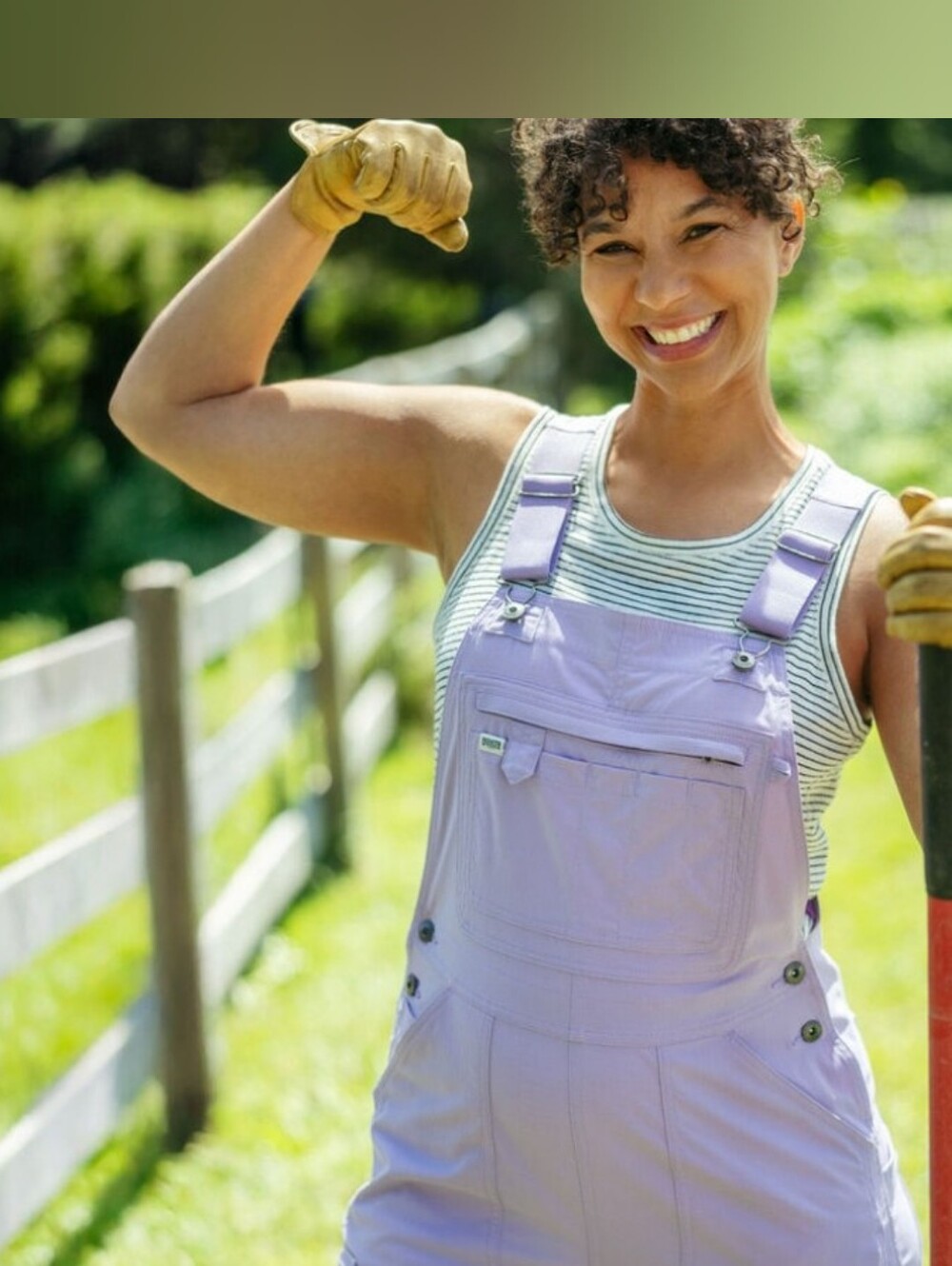 Duluth Trading Co | Lilac GARDEN HEIRLOOM OVERALLS, Sz XS X 31 - Picture 6 of 6
